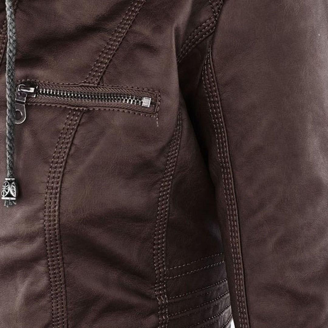 Monika - Elegantna Kožna Jakna